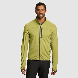 Men's High Route Grid Fleece Full-Zip Mock Neck Product Image