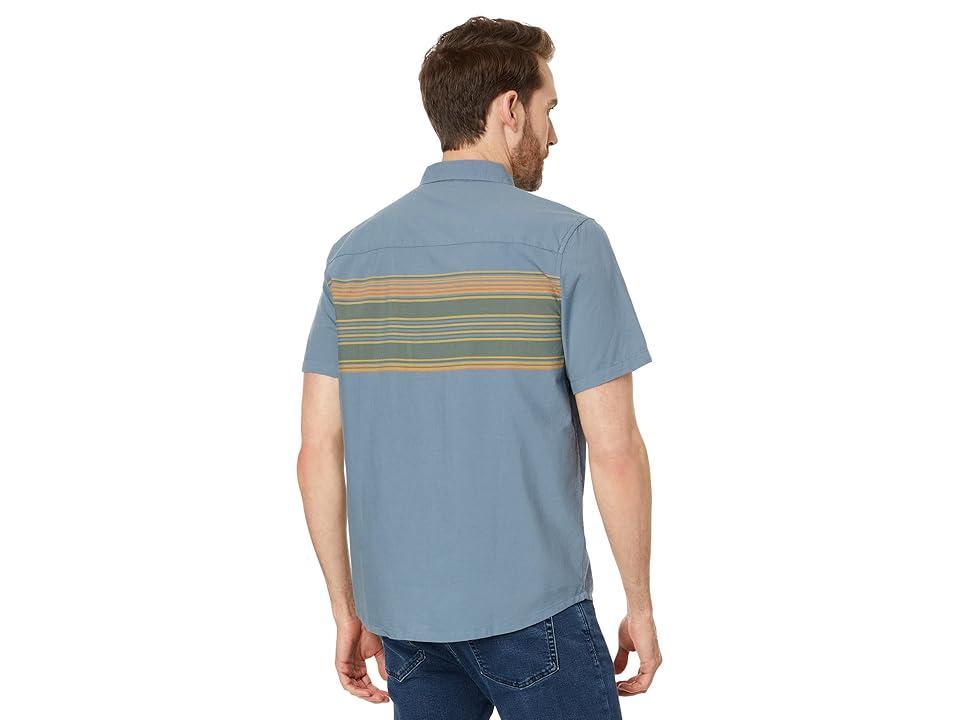 Toad&Co Airscape Short Sleeve Shirt (North Shore Stripe) Men's Clothing Product Image