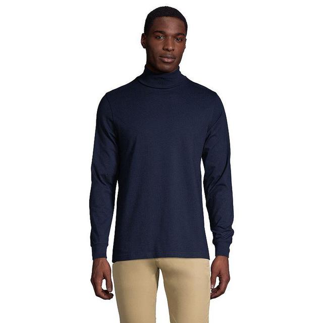 Big & Tall Lands End Super-T Classic-Fit Turtleneck, Mens Product Image