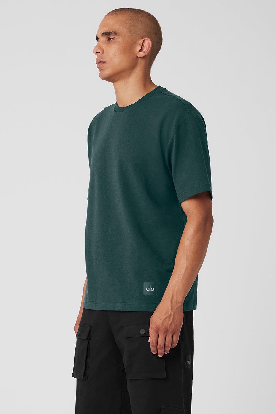 Double Take Short Sleeve - Midnight Green Male Product Image