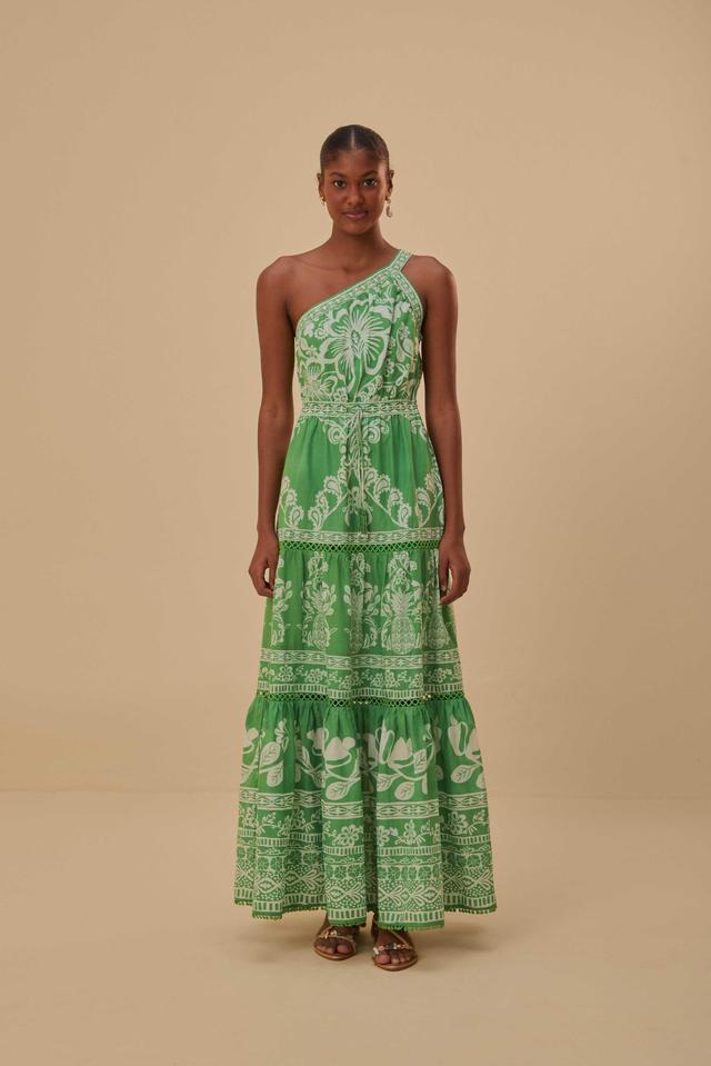 Green Sweet Garden Maxi Dress, SWEET GARDEN GREEN / XXS Product Image