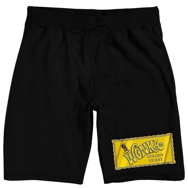 Mens Willy Wonka Sleep Shorts Product Image