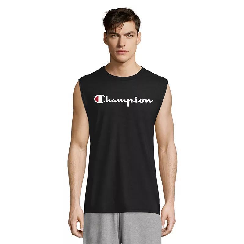 Mens Champion Logo Graphic Muscle Tee Product Image