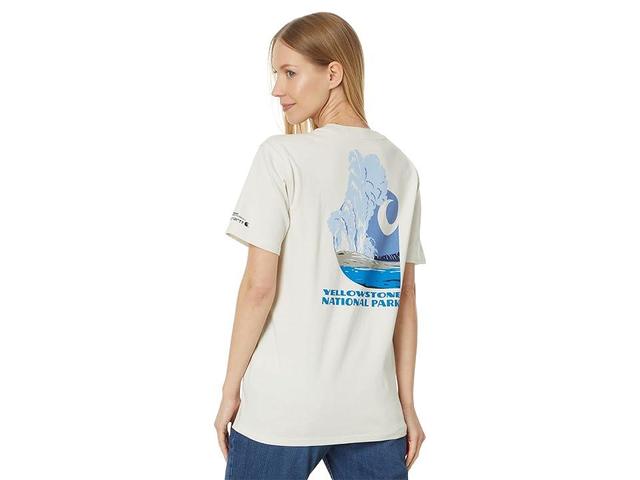 Carhartt Loose Fit Heavyweight Short Sleeve Yellowstone National Park Graphic T-Shirt (Malt) Women's Clothing Product Image