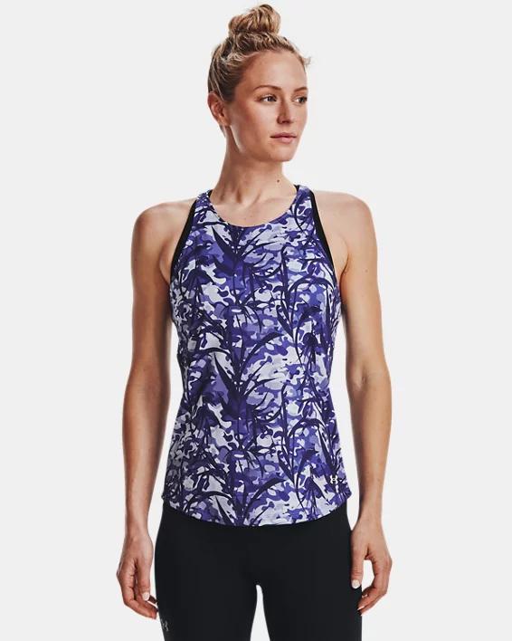 Women's UA CoolSwitch Run Printed Tank Product Image