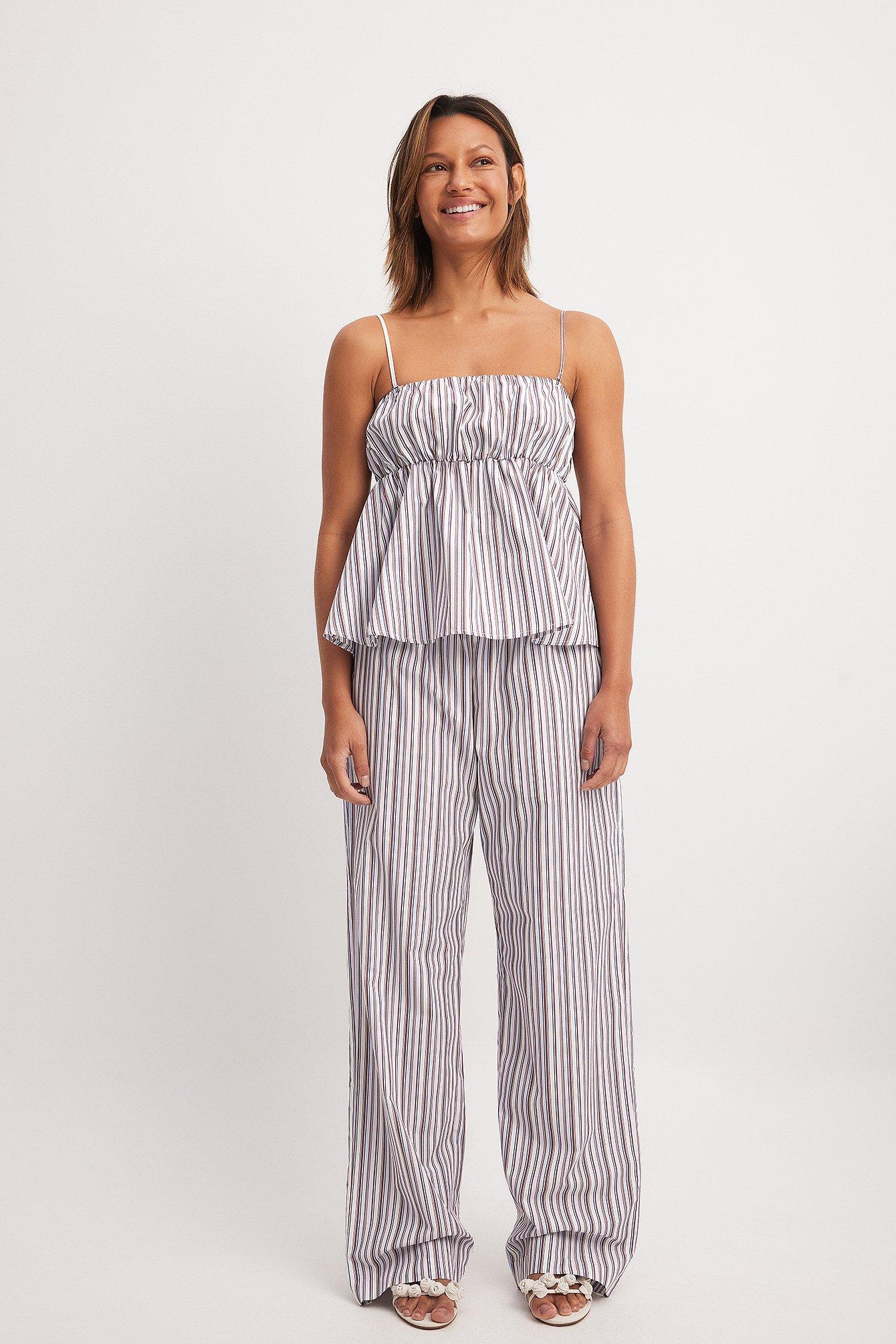 Striped Drawstring Pants product image