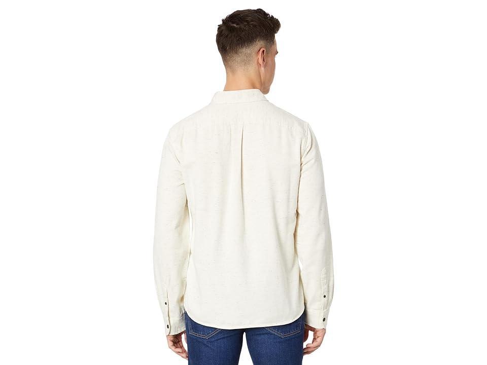 L.L.Bean Signature Donegal Woven Long Sleeve Shirt (Cream) Men's Clothing Product Image