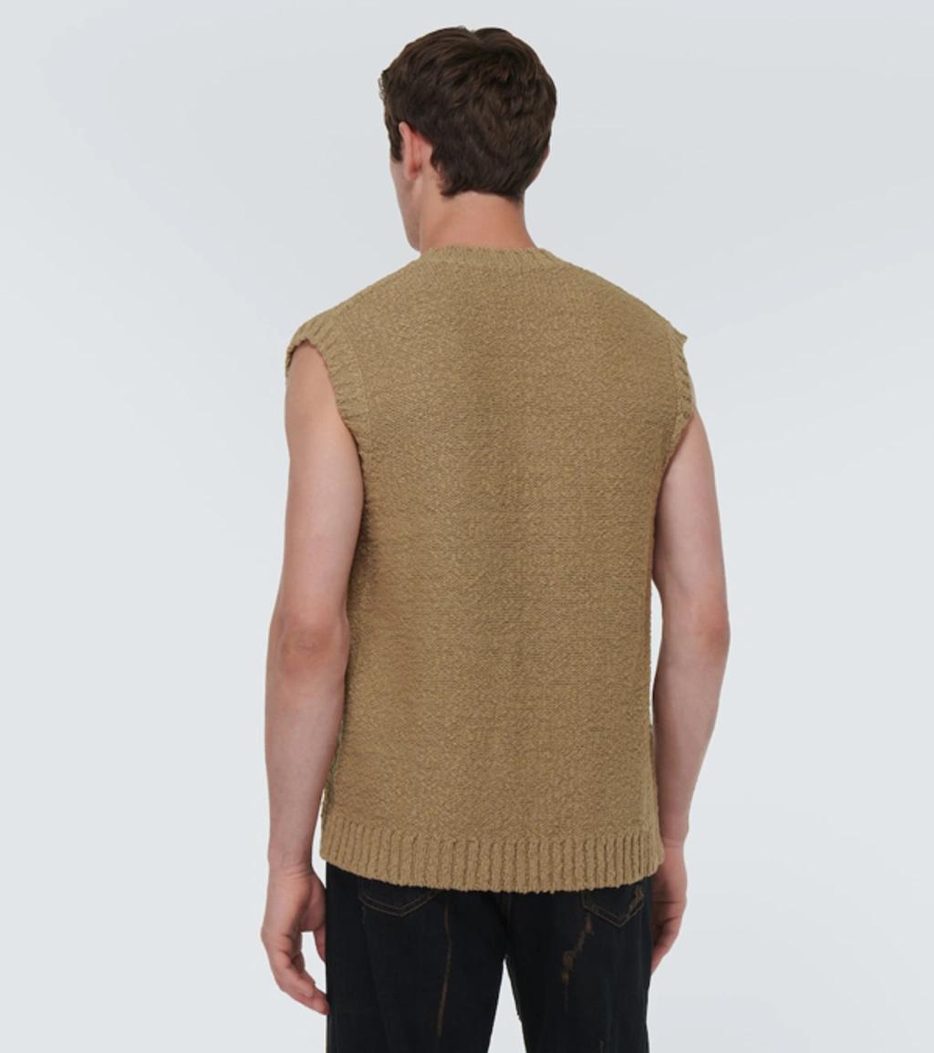 Cotton Knit Vest In Multicolor Product Image