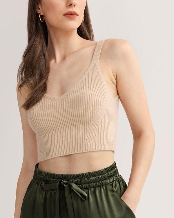 Cashmere Crop Tank Product Image