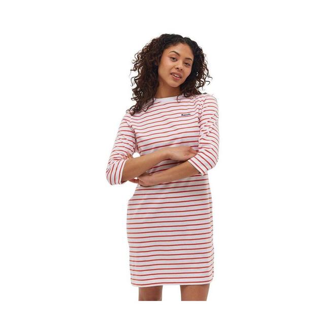 Bench Dna Womens Mab Striped 3/4 Sleeve Dress Product Image