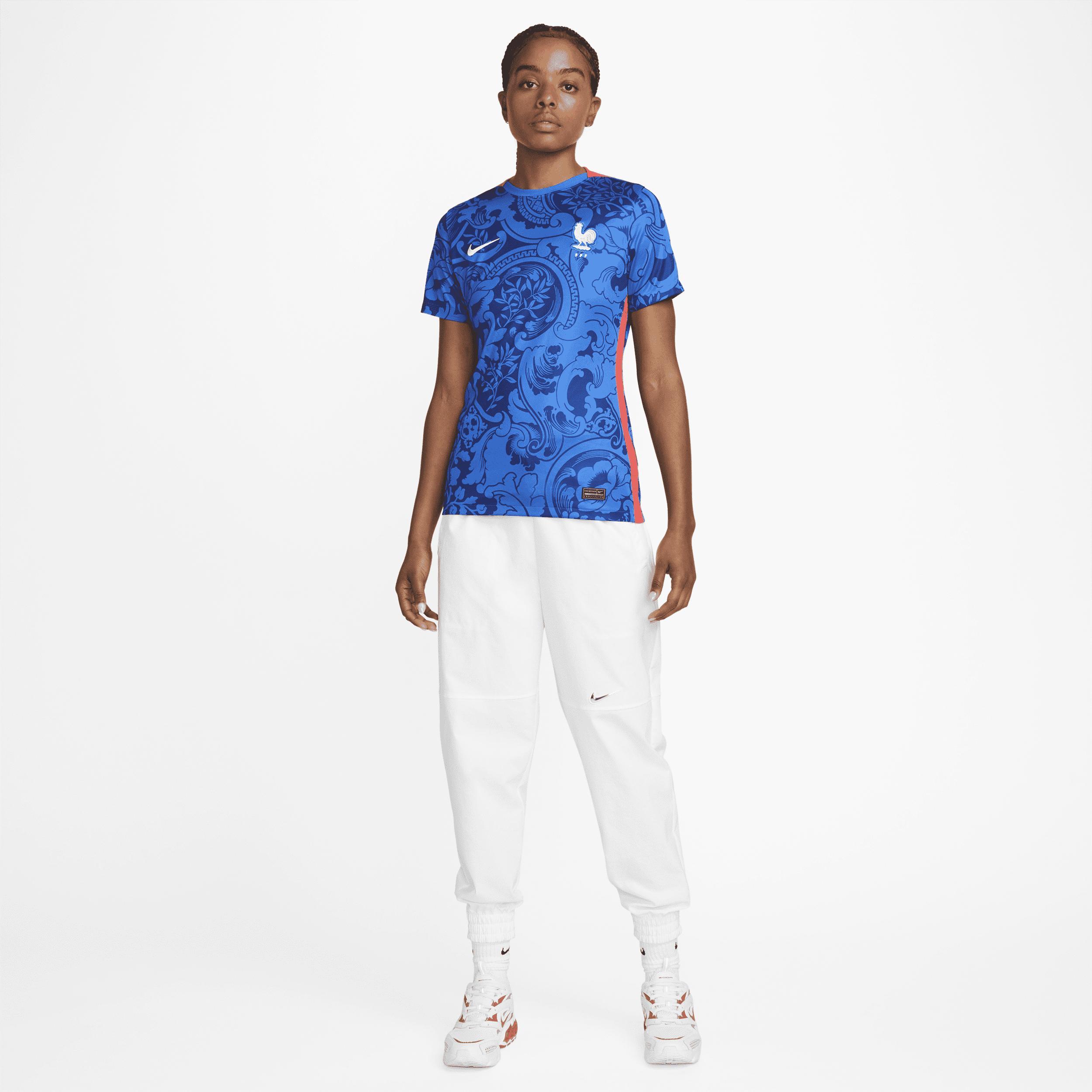 FFF 2022 Stadium Home Nike Women's Dri-FIT Soccer Jersey Product Image