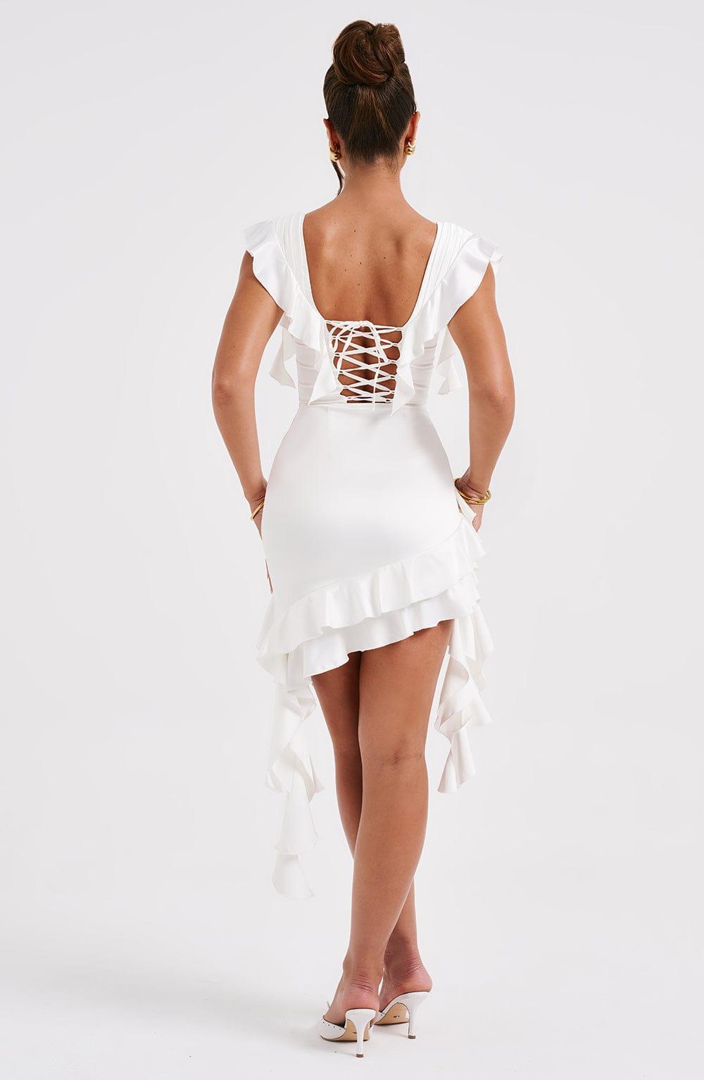 Rosalie Mini Dress - Ivory Product Image