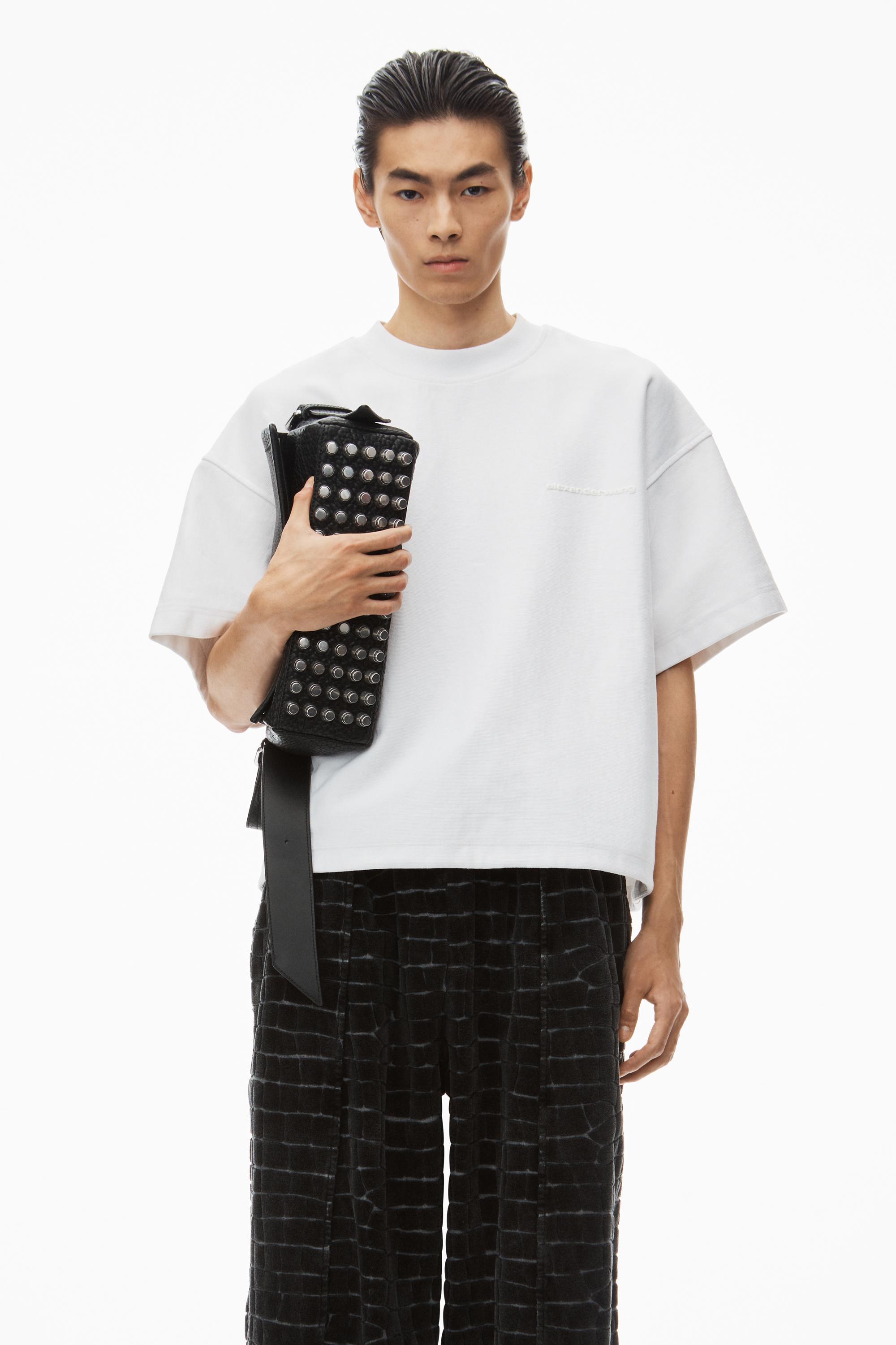 Puffed Logo Oversize Tee In Cotton Product Image