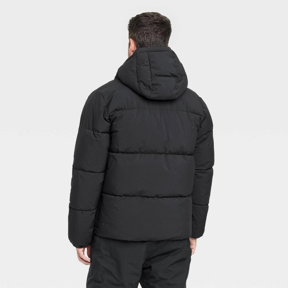 Men's Heavy Puffer Jacket - All In Motion™ Black M Product Image