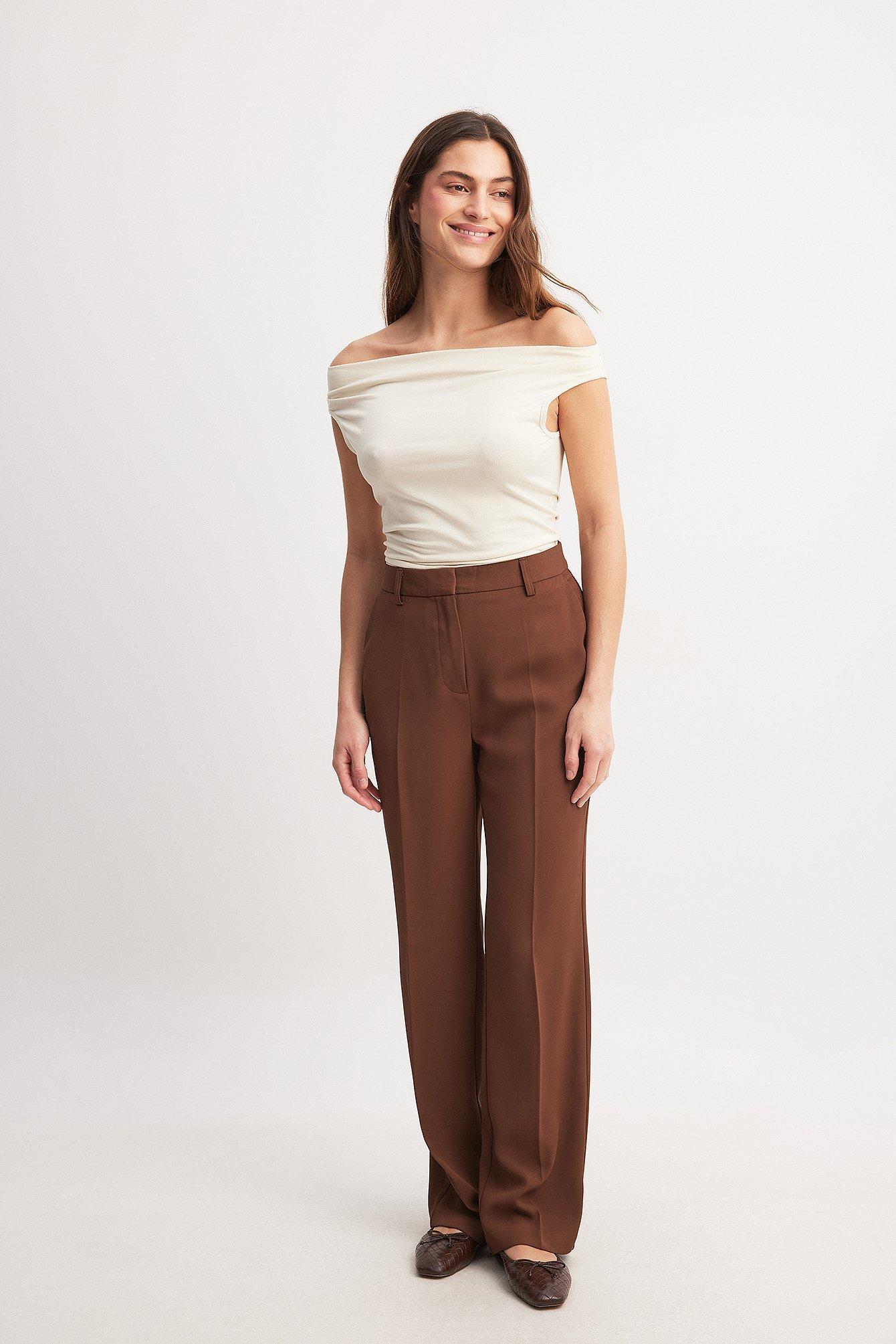 Tailored Regular Straight Leg Suit Pants Product Image