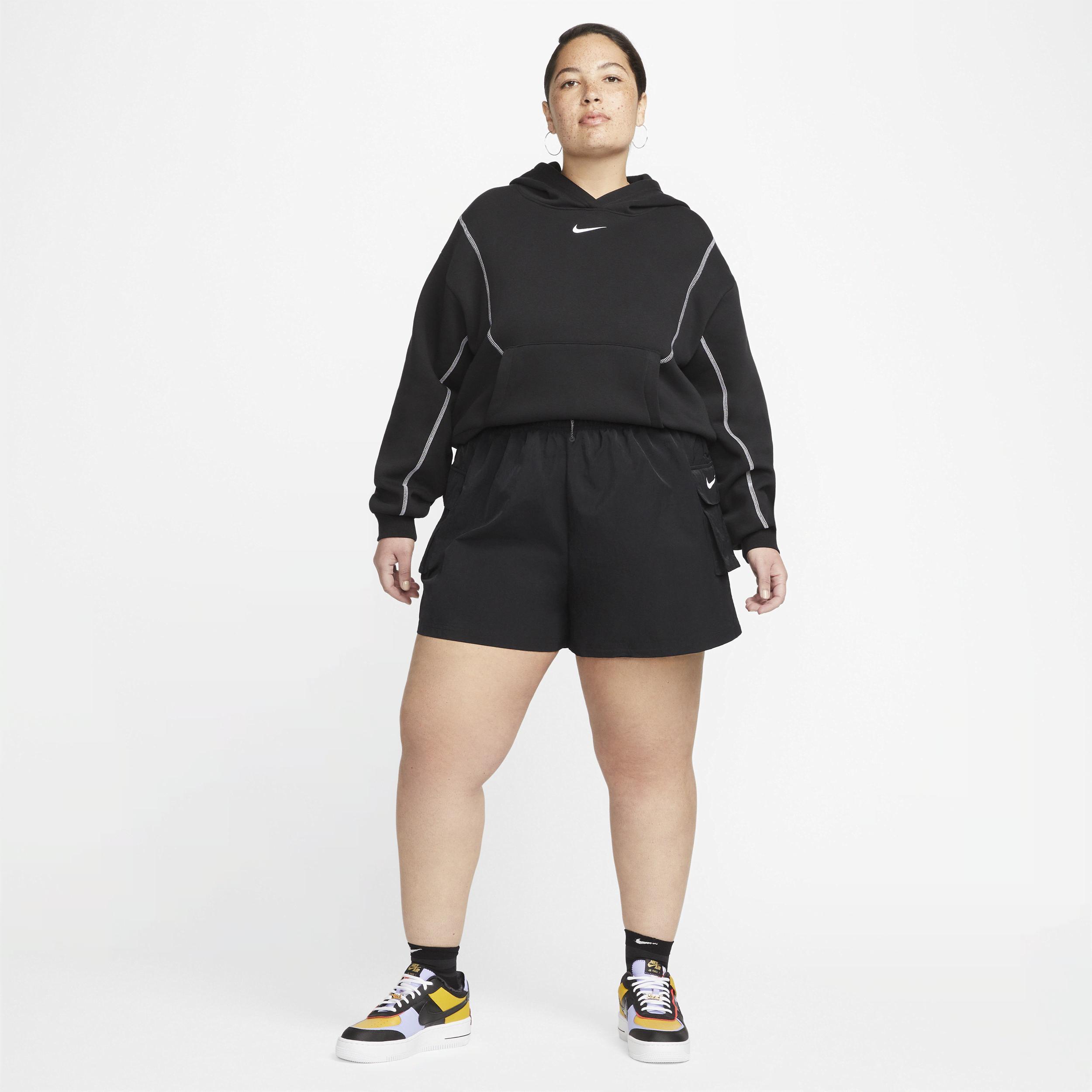 Womens Nike Sportswear Woven High-Rise Shorts (Plus Size) product image