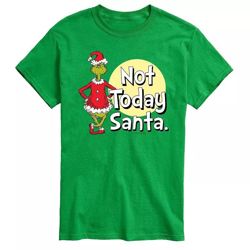 Big & Tall Not Today Santa Tee, Mens Product Image