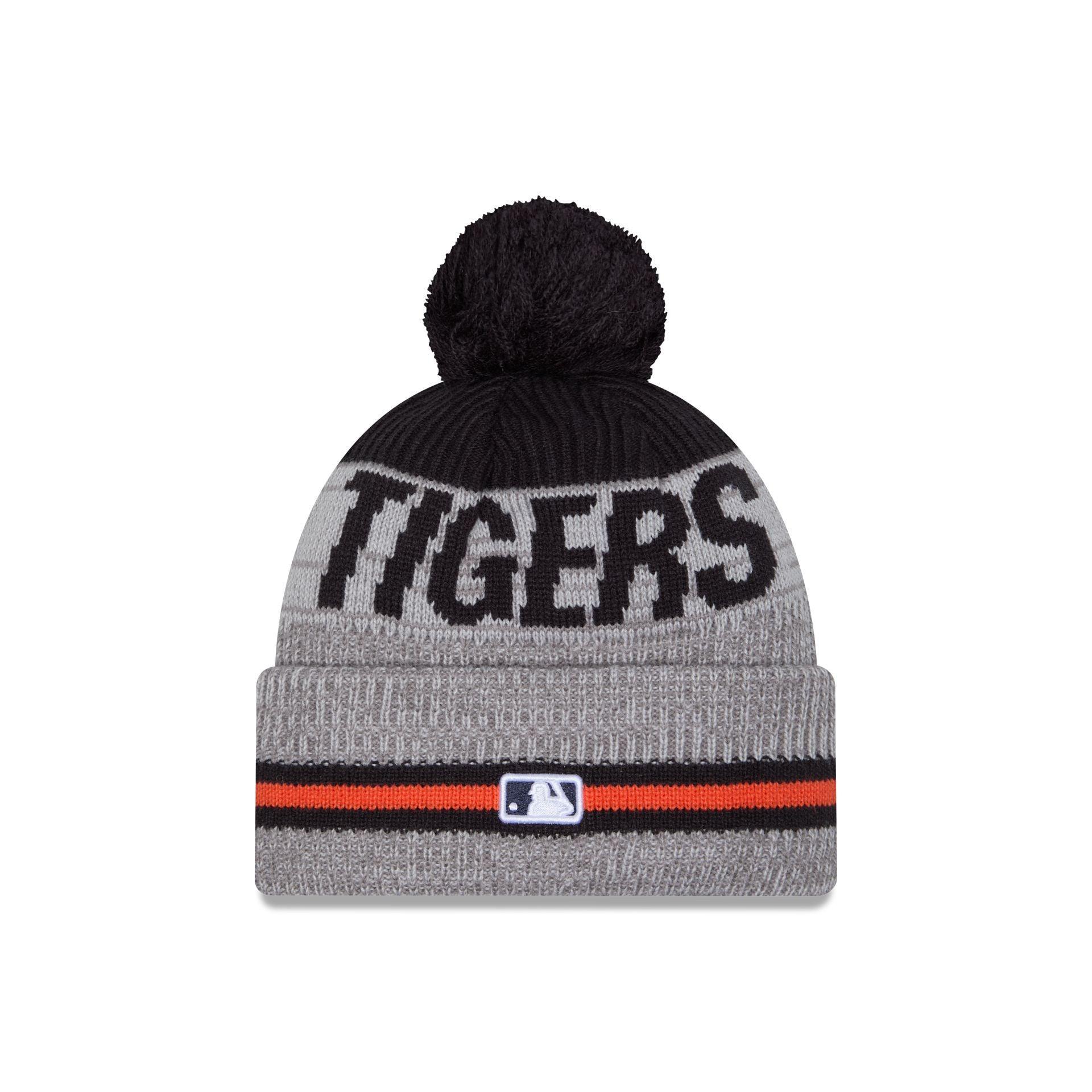 Detroit Tigers Runner Pom Knit Hat Male Product Image