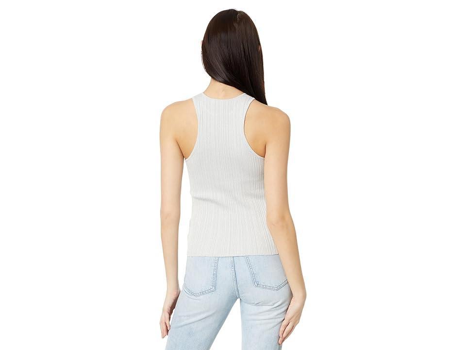 Madewell The Signature Knit Cutaway Sweater Tank (Vapor) Women's Clothing Product Image