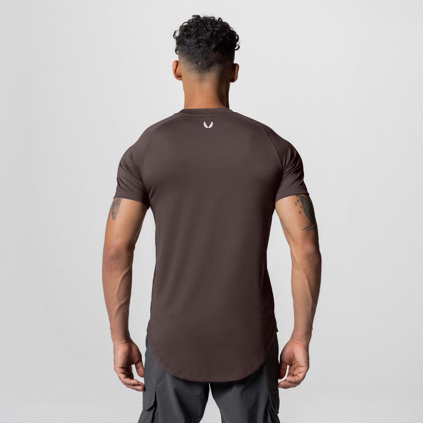 0660. AeroSilver® Established Tee - Dark Earth Male Product Image