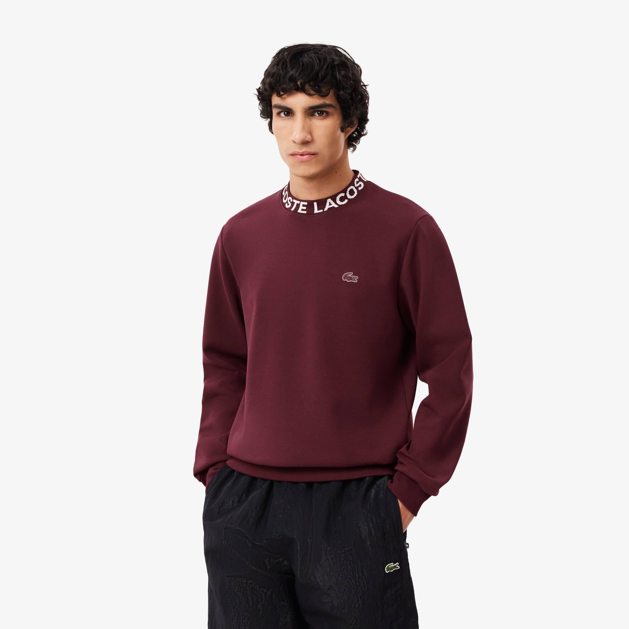 Logo Jacquard Crew Neck Sweatshirt Product Image