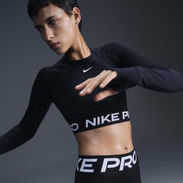 Nike Pro 365 Dri-FIT Long Sleeve Crop Top Product Image