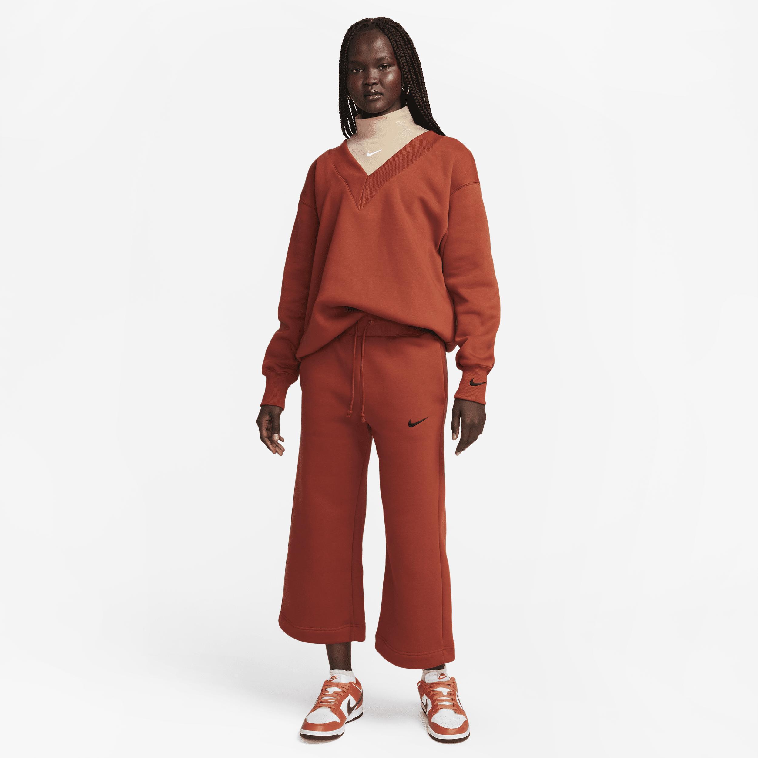 Women's Nike Sportswear Phoenix Fleece High-Waisted Cropped Sweatpants Product Image