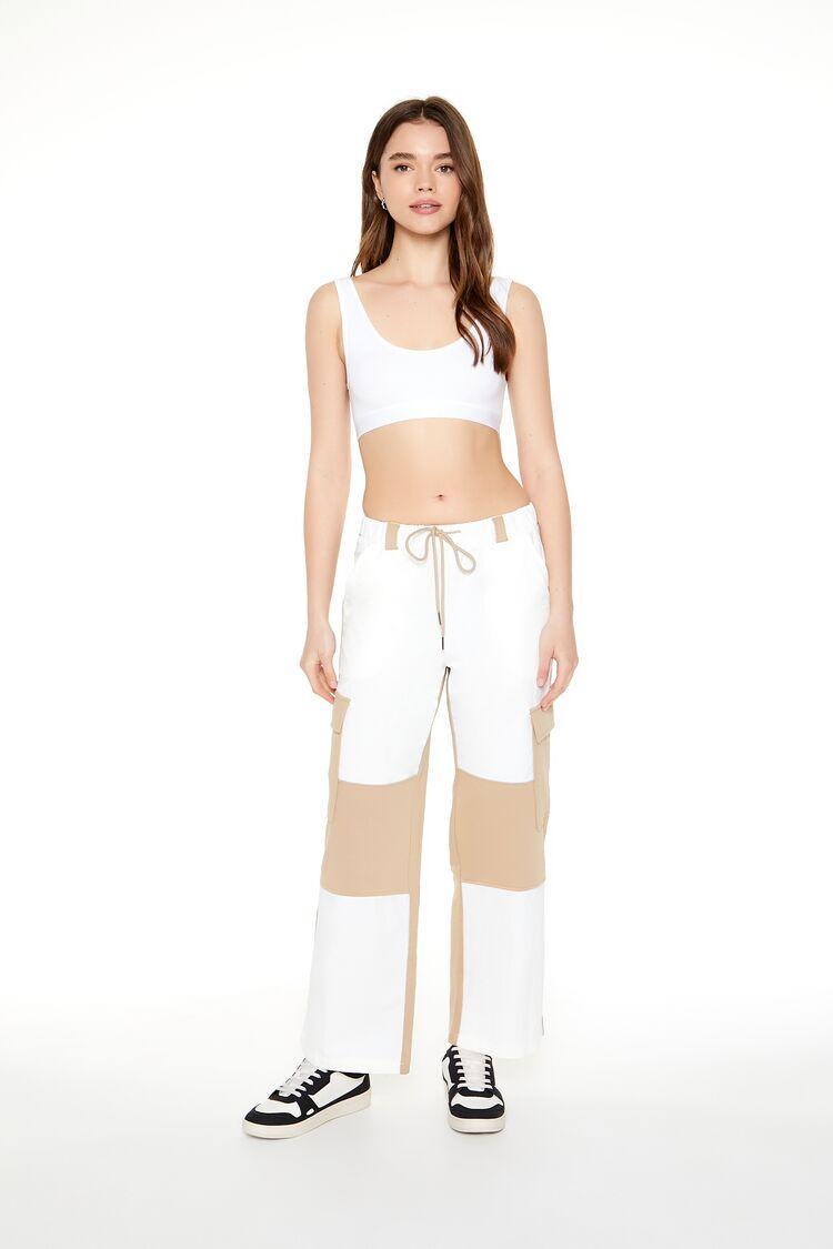 Colorblock Drawstring Cargo Joggers | Forever 21 Product Image