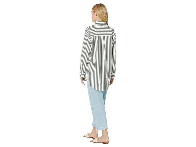 Sanctuary Poplin Tunic Dress (Optic Stripe) Women's Dress Product Image