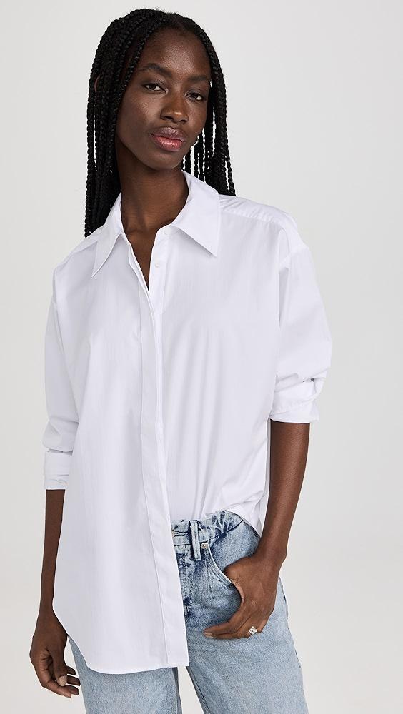 Good American Button Down 2.0 Shirt | Shopbop Product Image