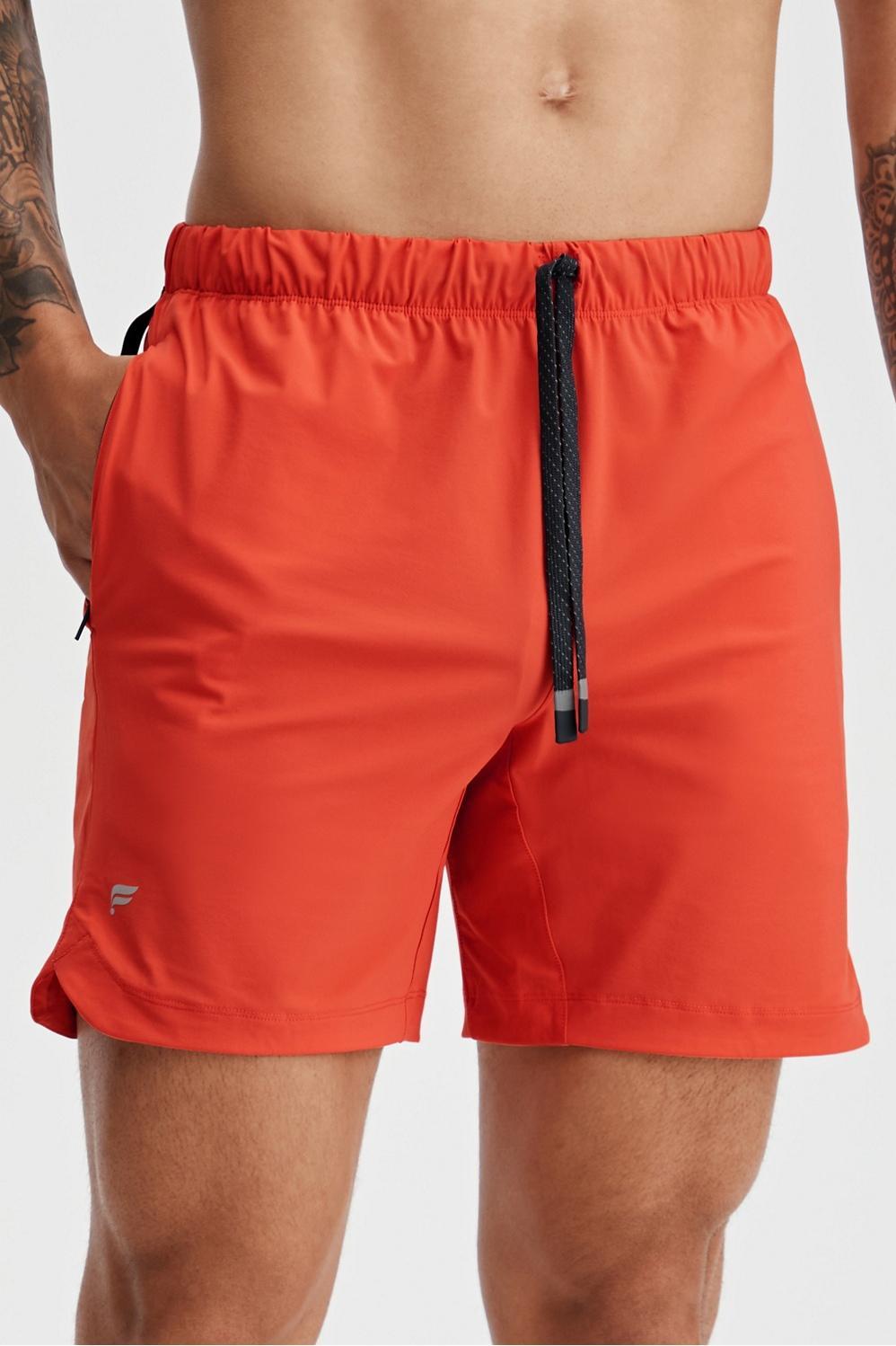 Fabletics Men The One Short male Orange Fire Size M Product Image