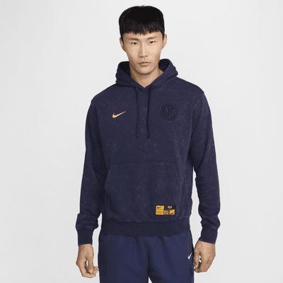 Inter Milan Club Third Men's Nike Soccer French Terry Pullover Hoodie Product Image