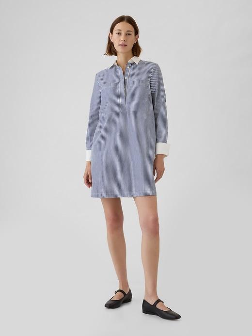 Organic Cotton Mini Shirtdress Product Image