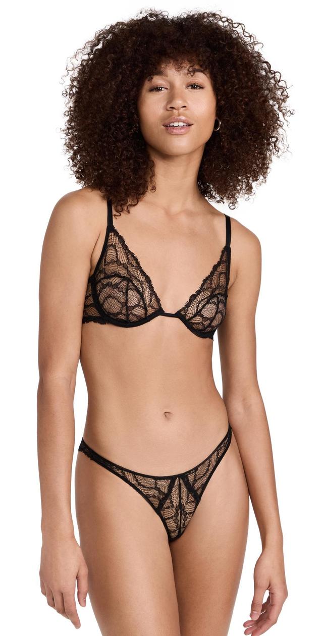 Womens Mon Cheri Sheer Lace Demi Bra Product Image