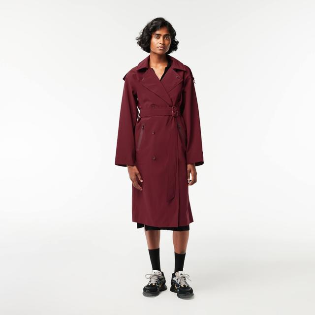 Women's Lacoste Oversized Trench Coat Product Image