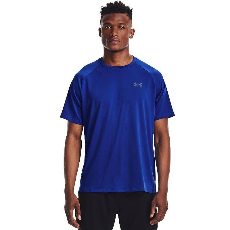 Mens Under Armour Tech 2.0 Short Sleeve Tee Blue Product Image