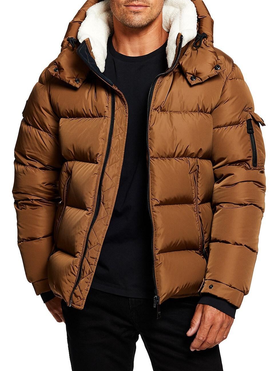 Mens Frontier Shearling-Trimmed Down Jacket Product Image