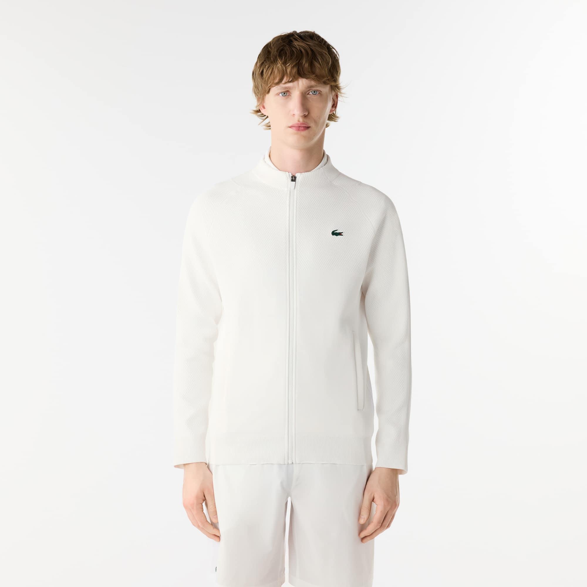 Men's Lacoste Tennis x Novak Djokovic Zip-Up Jacket Product Image