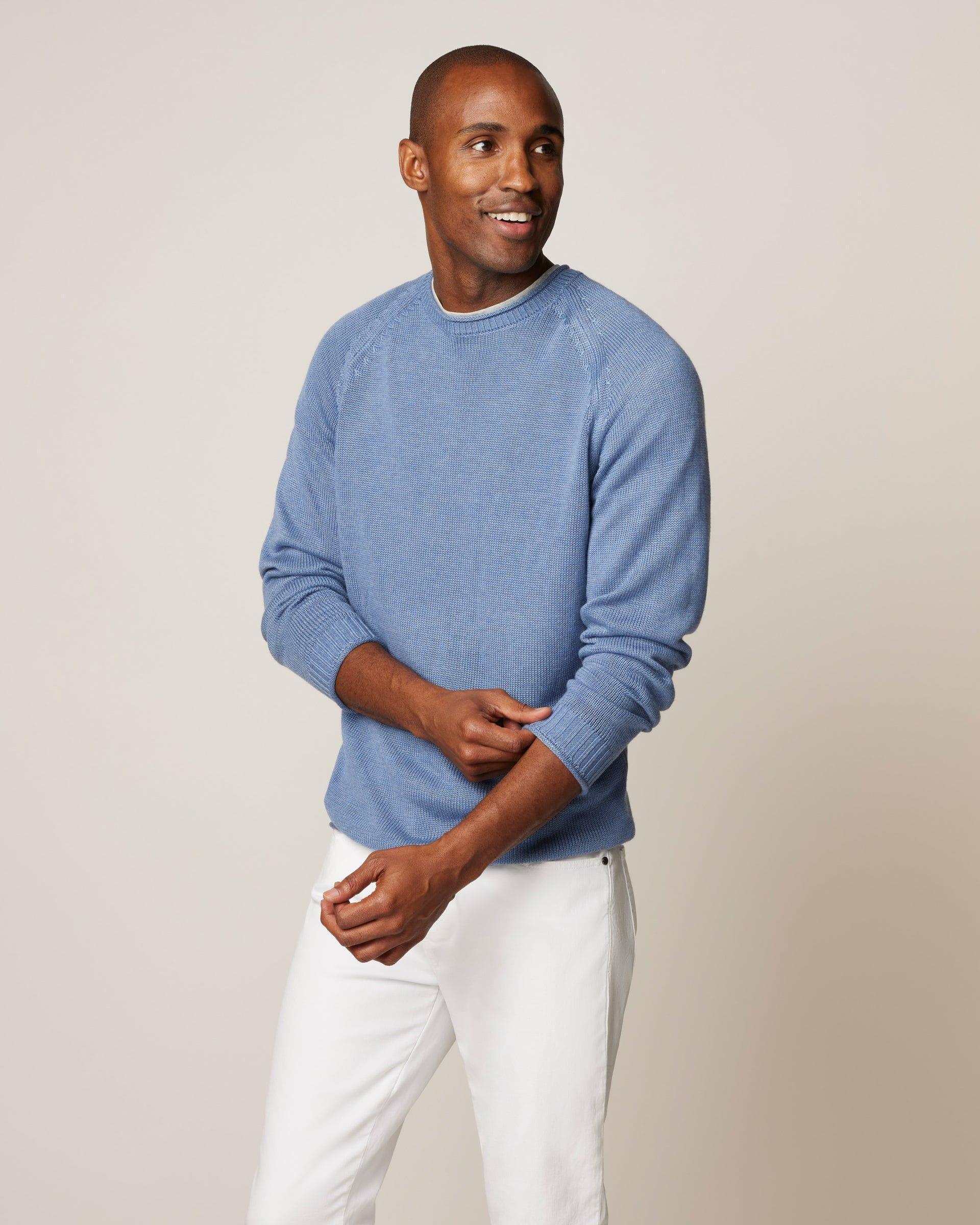 Kordell Linen Blend Crewneck Sweater Product Image