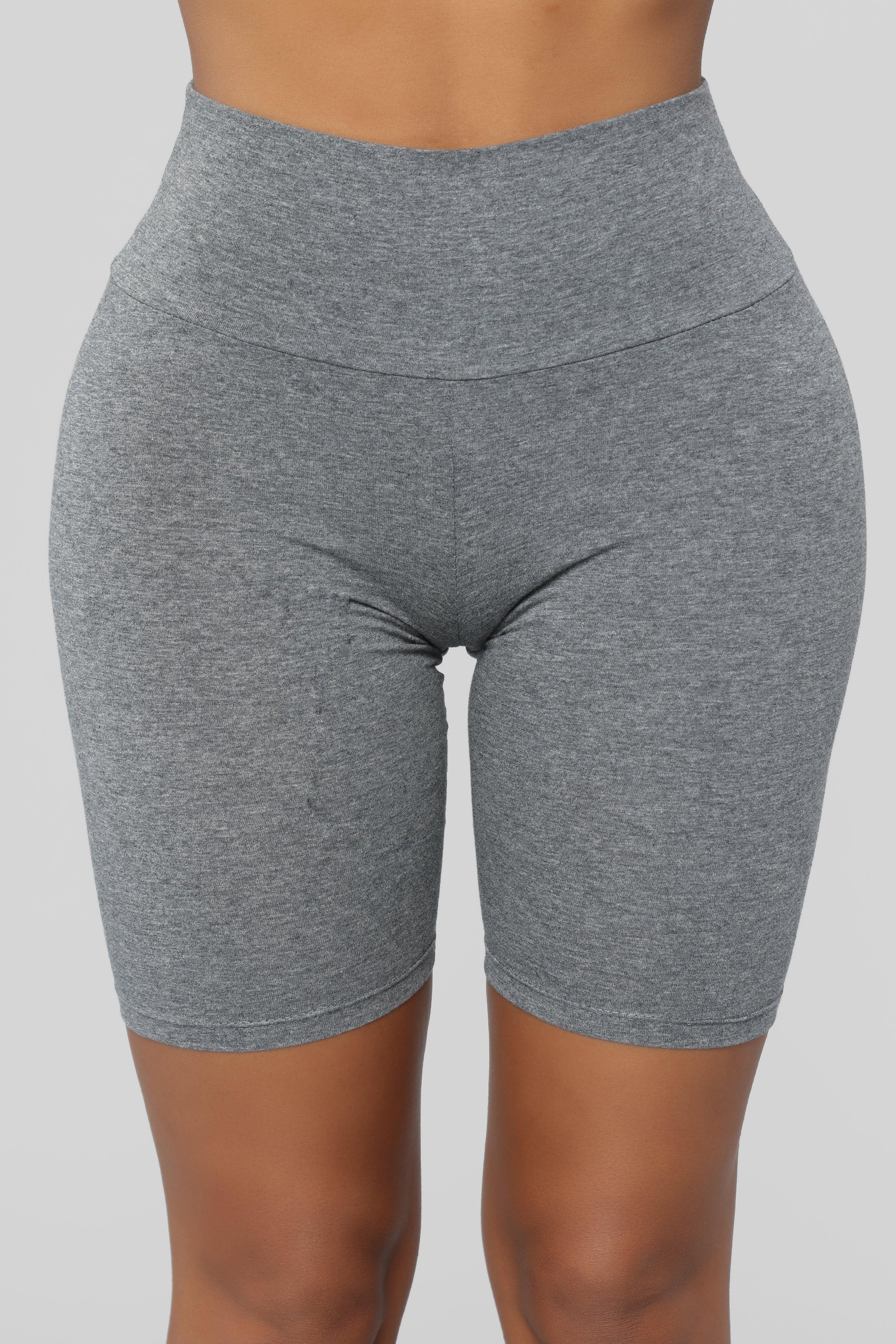 Brooke Biker Shorts - Grey Product Image