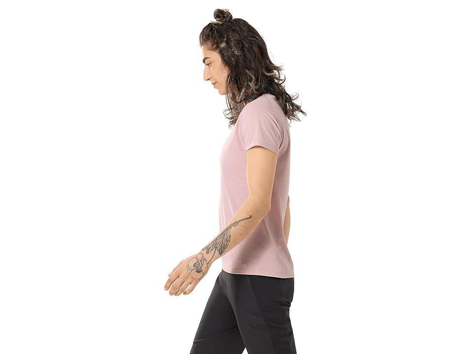 Arc'teryx Taema Crew Short Sleeve (Amaranthus Heather) Women's Clothing Product Image