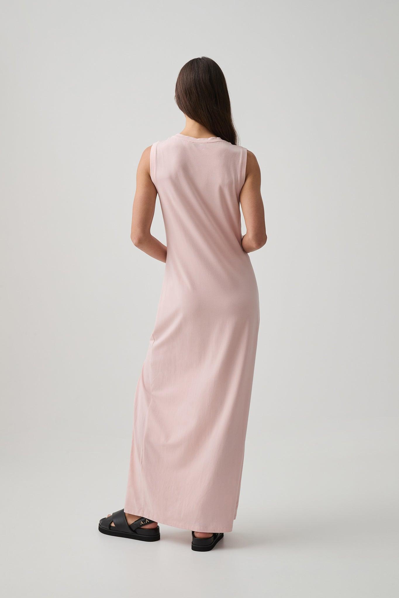 Split Hem Jersey Dress 816 Product Image