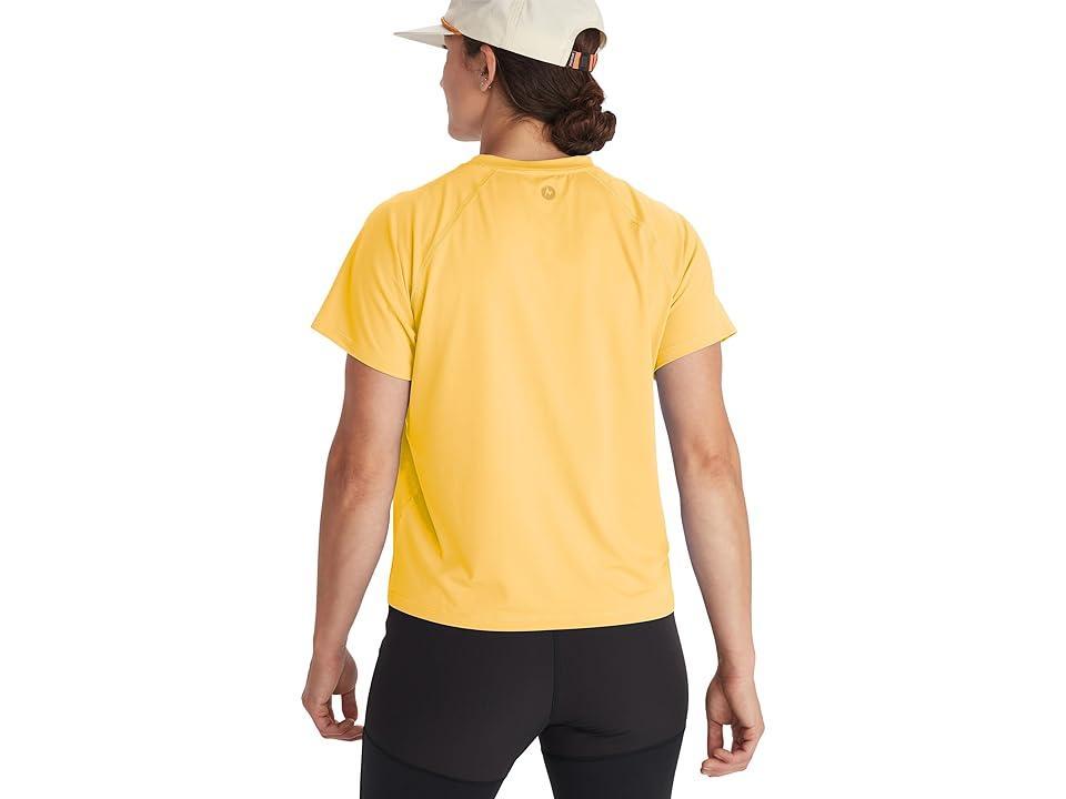 Marmot Windridge Short Sleeve Shirt (Banana) Women's Clothing Product Image