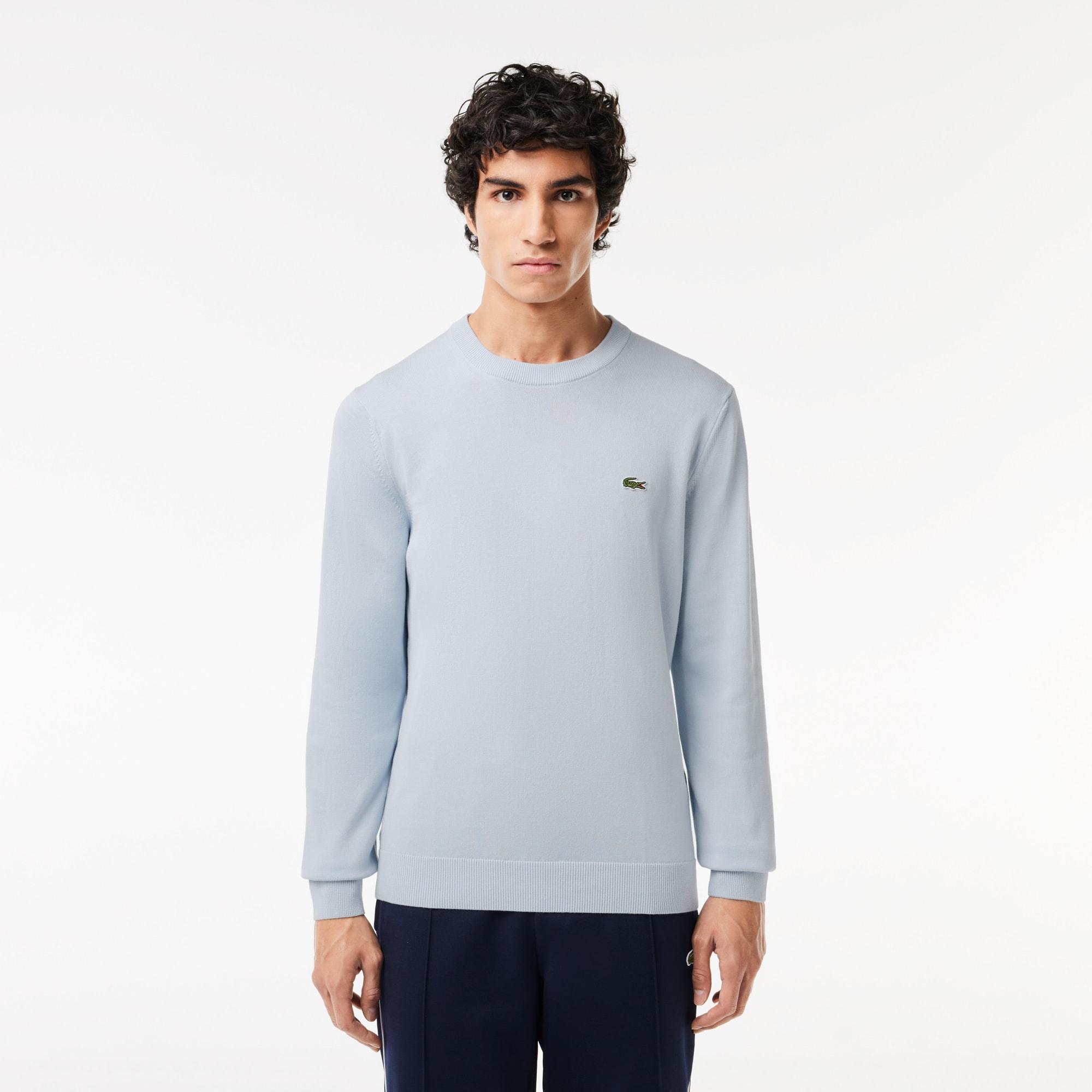 Men's Crew Neck Cotton Sweater Product Image