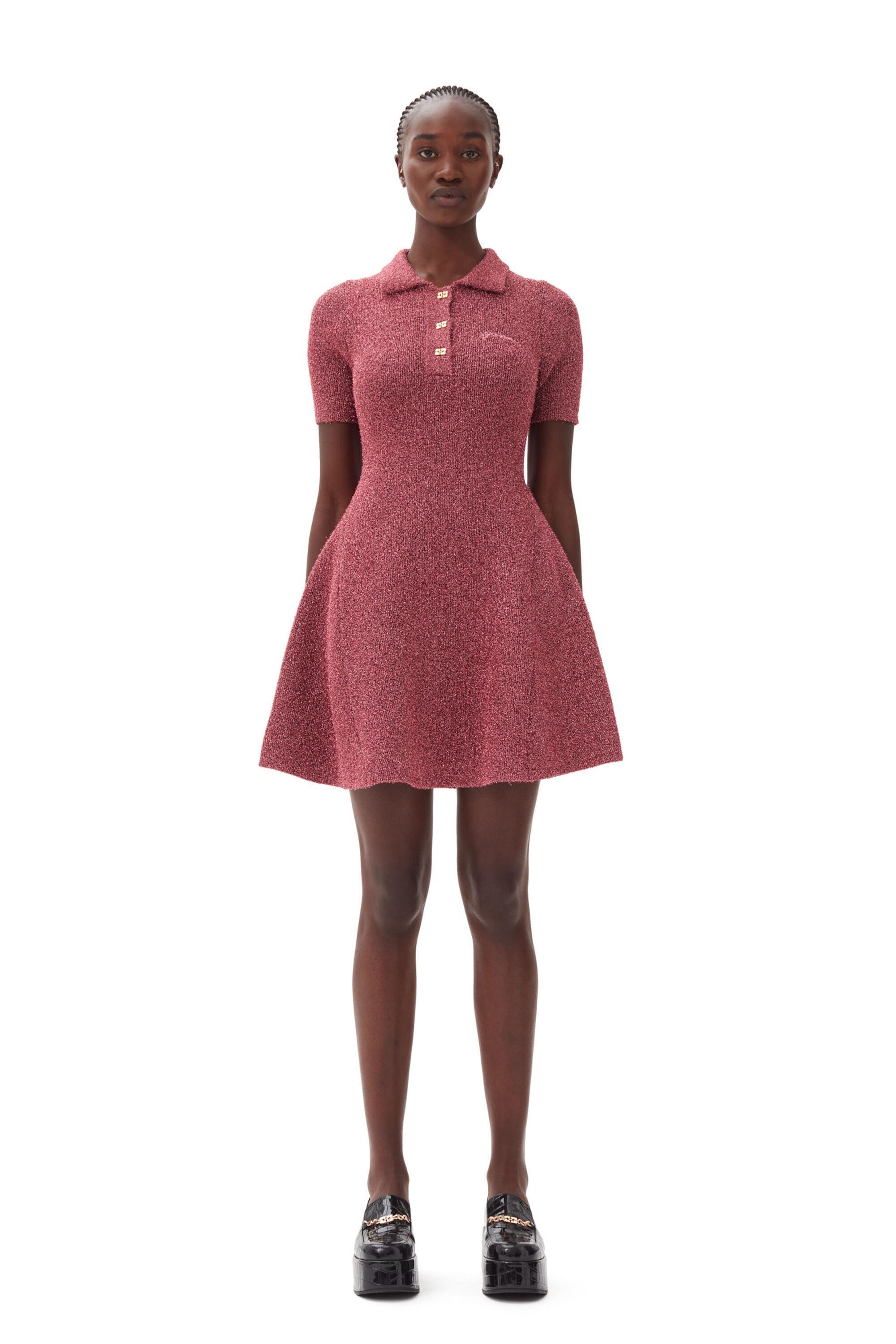 Pink Sparkle Mini Dress Product Image