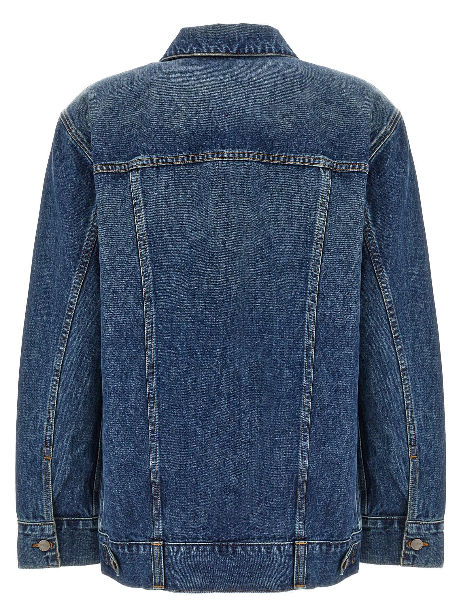 KHAITE Ross Jacket In Blue Product Image