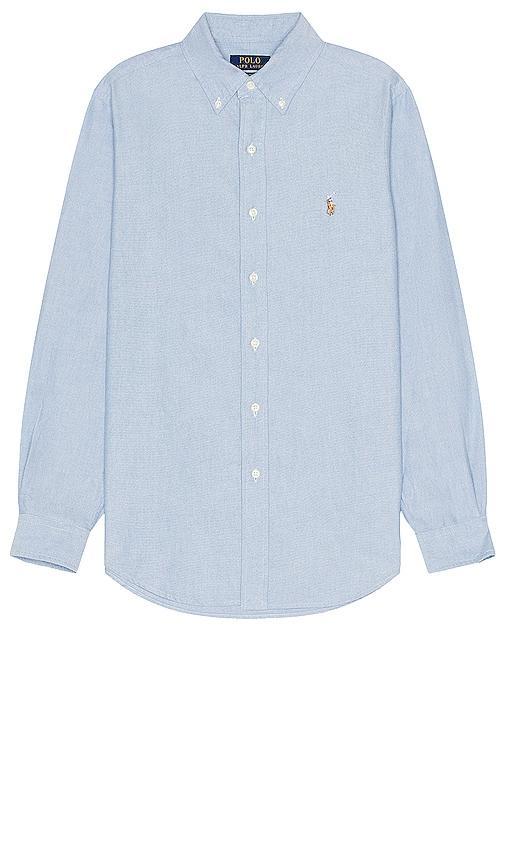 Polo Ralph Lauren Oxford Sport Shirt Blue. (also in M, S, XL/1X). Product Image