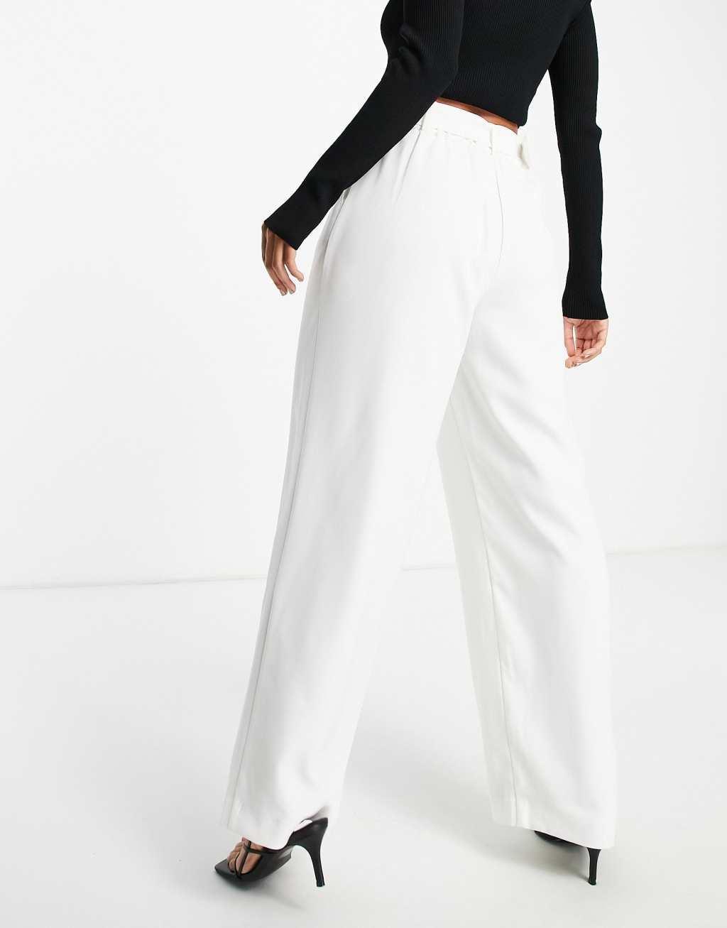 Ever New tailored belted wide leg pants Product Image