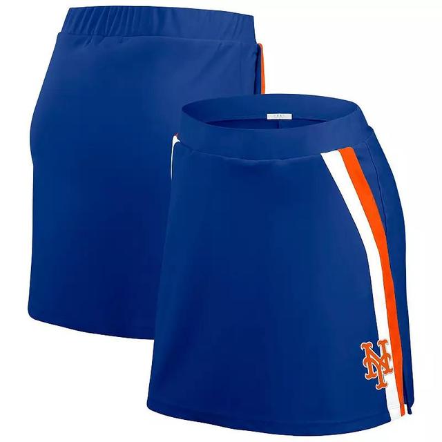 Womens WEAR by Erin Andrews Royal New York Mets Stripes Skort Product Image