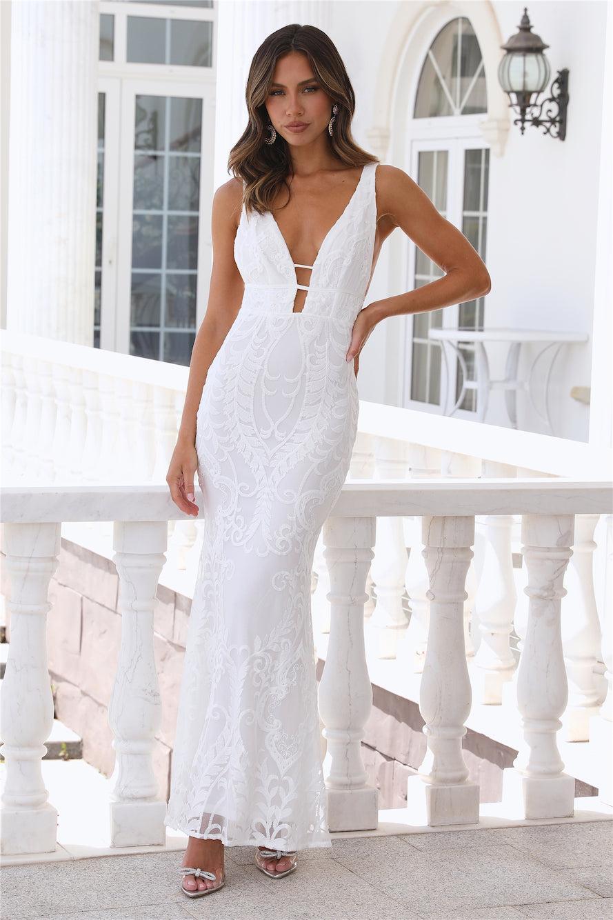 Your Day Maxi Dress White Product Image